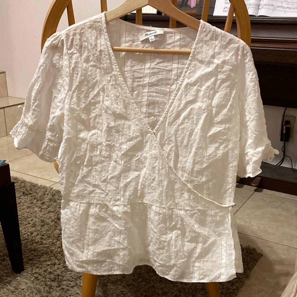Madewell wrap top